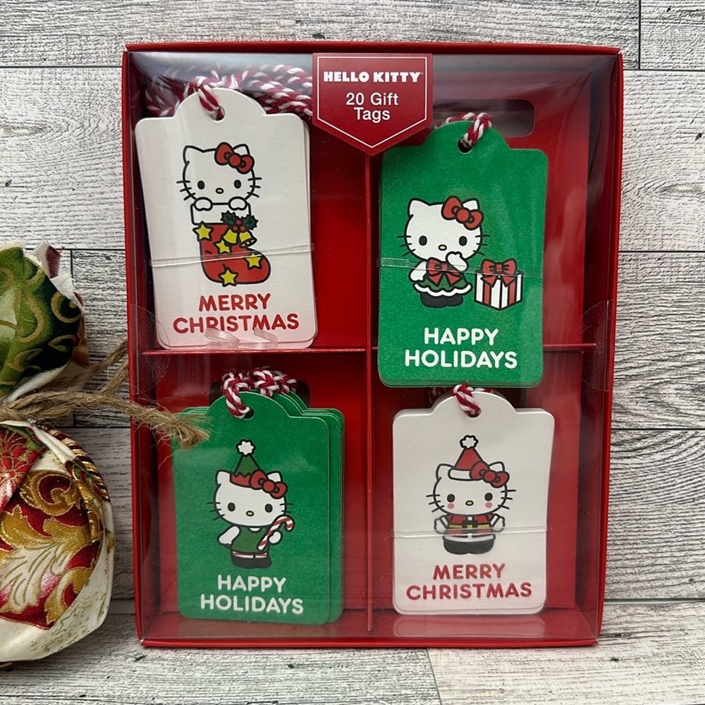 Sanrio Hello Kitty 2023Christmas Gift Tags  each one box